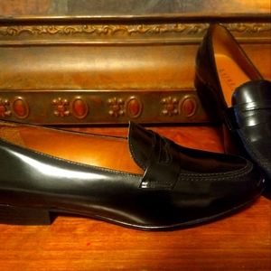 Leather Black Loafers